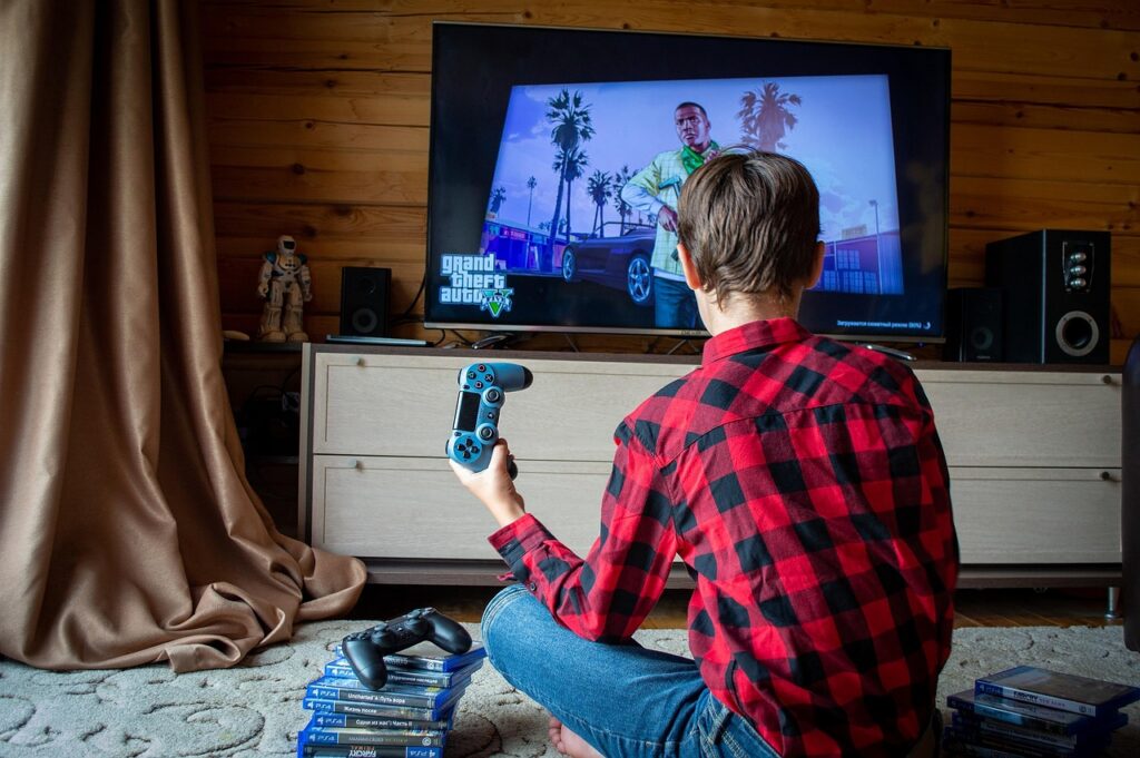 computer games, game console, baby, teen, boy, playstation, xbox, joystick, game, fun, kids, electronics, to govern, entertainment, vacation, living room, house, play, console, gta 5, playstation, xbox, gta 5, gta 5, gta 5, gta 5, gta 5